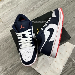 478 -  Giày Nike Air Jordan 1 Low Obsidian Ember Glow 553558 481[HÀNG CHÍNH HÃNG]