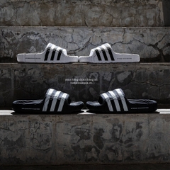 219 -  Dép Adidas Adilette 22 - Trắng Sọc Đen [HÀNG CHÍNH HÃNG]