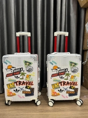 648 - Vali Adidas Travel Xách Tay Size Cabin 22 Xách Tay Trắng Sữa [HÀNG CHÍNH HÃNG]