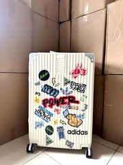 647 -  Vali Adidas Sticker Power - Size Ký Gửi 28 - Trắng Kem [HÀNG CHÍNH HÃNG]