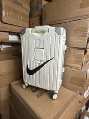 745 -  Vali Nike Just Do It - Size Cabin 22 Xách Tay - Trắng Kem [HÀNG CHÍNH HÃNG]