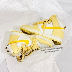 255 -  Giày Nike Dunk High 'Pale Vanilla Topaz Gold' - Trắng Vàng - DD1869-201 [HÀNG CHÍNH HÃNG]