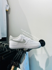 755 -  Giày Nike Air Force 1 White Light Smoke Grey FJ4146 100  [HÀNG CHÍNH HÃNG]