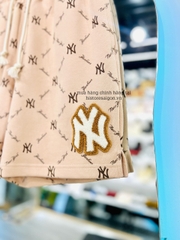 560 -  Quần New Era NY Xù Lettering NY Flaux Logo - Nâu Trà Sữa - Code 19500181 [HÀNG CHÍNH HÃNG]