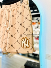 560 -  Quần New Era NY Xù Lettering NY Flaux Logo - Nâu Trà Sữa - Code 19500181 [HÀNG CHÍNH HÃNG]