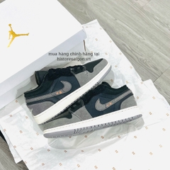 108 -  Giày Air Jordan 1 Low SE Craft Inside Out Black - DN1635 001 DV0478 00 [HÀNG CHÍNH HÃNG]