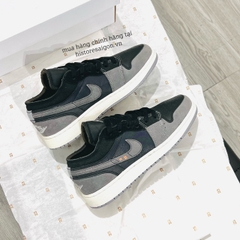 108 -  Giày Air Jordan 1 Low SE Craft Inside Out Black - DN1635 001 DV0478 00 [HÀNG CHÍNH HÃNG]