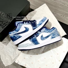 711 -  Giày Nike Air Jordan 1 Low SE Washed Denim CZ8455 100 [HÀNG CHÍNH HÃNG]
