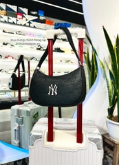 889 -  Túi MLB Monogram Embossed Hobo Bag New York Yankees - Black - Kẹp nách - Code 3ABQS022N 50BKS [HÀNG CHÍNH HÃNG]