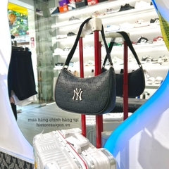 889 -  Túi MLB Monogram Embossed Hobo Bag New York Yankees - Black - Kẹp nách - Code 3ABQS022N 50BKS [HÀNG CHÍNH HÃNG]