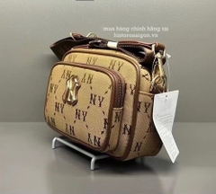 942 -  Túi MLB Monogram Jacquard New York Yankees - Beige - Code 7ACRMDA4 50BGS [HÀNG CHÍNH HÃNG]