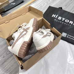 462 -  Giày Asics Court MZ Retro Casual White Brown - Code 1203A127-105 [HÀNG CHÍNH HÃNG]