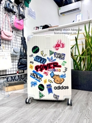 647 -  Vali Adidas Sticker Power - Size Ký Gửi 28 - Trắng Kem [HÀNG CHÍNH HÃNG]