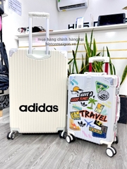 647 -  Vali Adidas Sticker Power - Size Ký Gửi 28 - Trắng Kem [HÀNG CHÍNH HÃNG]
