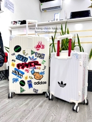 647 -  Vali Adidas Sticker Power - Size Ký Gửi 28 - Trắng Kem [HÀNG CHÍNH HÃNG]