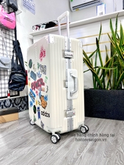 647 -  Vali Adidas Sticker Power - Size Ký Gửi 28 - Trắng Kem [HÀNG CHÍNH HÃNG]