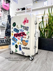 647 -  Vali Adidas Sticker Power - Size Ký Gửi 28 - Trắng Kem [HÀNG CHÍNH HÃNG]