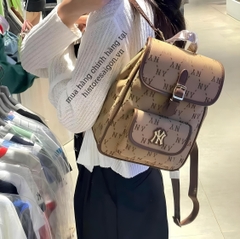935 -  Balo MLB Jacquard Diamond Monogram NY SS24 - Beige - Code 7ABKMD74N 50BGS [HÀNG CHÍNH HÃNG]