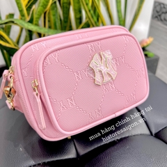 499 -  Túi MLB NY Monogram - Hồng - Code 7ACRMD04N-50PKM [HÀNG CHÍNH HÃNG]