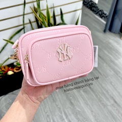 499 -  Túi MLB NY Monogram - Hồng - Code 7ACRMD04N-50PKM [HÀNG CHÍNH HÃNG]