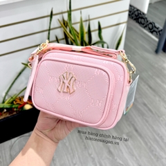 499 -  Túi MLB NY Monogram - Hồng - Code 7ACRMD04N-50PKM [HÀNG CHÍNH HÃNG]
