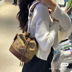 937 -  Túi MLB Monogram Bucket Bag New York Yankees - Be D.Beige - Code 7ACRMDE4-50BGS [HÀNG CHÍNH HÃNG]