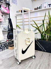 745 -  Vali Nike Just Do It - Size Cabin 22 Xách Tay - Trắng Kem [HÀNG CHÍNH HÃNG]
