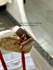 942 -  Túi MLB Monogram Jacquard New York Yankees - Beige - Code 7ACRMDA4 50BGS [HÀNG CHÍNH HÃNG]