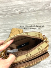 942 -  Túi MLB Monogram Jacquard New York Yankees - Beige - Code 7ACRMDA4 50BGS [HÀNG CHÍNH HÃNG]