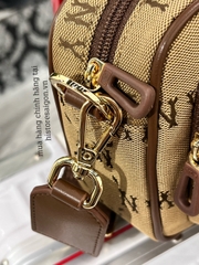 942 -  Túi MLB Monogram Jacquard New York Yankees - Beige - Code 7ACRMDA4 50BGS [HÀNG CHÍNH HÃNG]