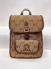 935 -  Balo MLB Jacquard Diamond Monogram NY SS24 - Beige - Code 7ABKMD74N 50BGS [HÀNG CHÍNH HÃNG]