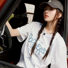 981 -  Áo MLB NY 2024 Basic Lettering Over Fit New York Yankees - White Trắng - Code 3ATSB2243 07WHS [HÀNG CHÍNH HÃNG]