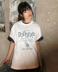981 -  Áo MLB NY 2024 Basic Lettering Over Fit New York Yankees - White Trắng - Code 3ATSB2243 07WHS [HÀNG CHÍNH HÃNG]