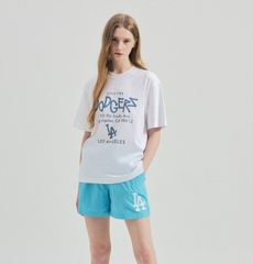 981 -  Áo MLB NY 2024 Basic Lettering Over Fit New York Yankees - White Trắng - Code 3ATSB2243 07WHS [HÀNG CHÍNH HÃNG]