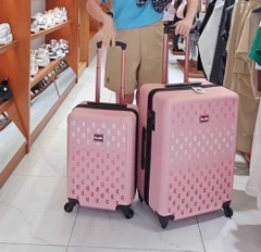 1012 -  Vali MLB Big B Classic Monogram Monative - Size 26 Ký Gửi - Hồng - 3AHH0024N 43PKM [HÀNG CHÍNH HÃNG]