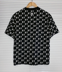 643 -  Áo MLB NY Classic Monogram 2024 - Đen - Code 3ATSM0843 50BKS [HÀNG CHÍNH HÃNG]