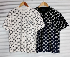 643 -  Áo MLB NY Classic Monogram 2024 - Đen - Code 3ATSM0843 50BKS [HÀNG CHÍNH HÃNG]