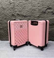 1009 -  Vali MLB Big B Classic Monogram Monative - Size Cabin 22 Xách Tay - Hồng Pink - Code 3AHH0014N 43PKM [HÀNG CHÍNH HÃNG]