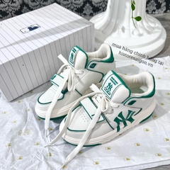 236 -  Giày MLB Liner Mid NY - Trắng Viền Xanh Lá - Code 3ASXLMB3N- [HÀNG CHÍNH HÃNG]