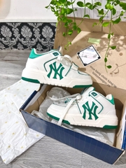 236 -  Giày MLB Liner Mid NY - Trắng Viền Xanh Lá - Code 3ASXLMB3N- [HÀNG CHÍNH HÃNG]