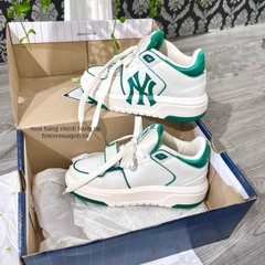 236 -  Giày MLB Liner Mid NY - Trắng Viền Xanh Lá - Code 3ASXLMB3N- [HÀNG CHÍNH HÃNG]