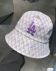 1069 -  Nón MLB LA Bucket Monogram Pastel Dome Hat LA Dodgers - Code 32CPHA111 07V [HÀNG CHÍNH HÃNG]