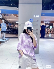 1069 -  Nón MLB LA Bucket Monogram Pastel Dome Hat LA Dodgers - Code 32CPHA111 07V [HÀNG CHÍNH HÃNG]