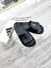 801 -  Dép Adidas Sportwear Adilette Aqua Slides - All Black - Code IF7371 [HÀNG CHÍNH HÃNG]