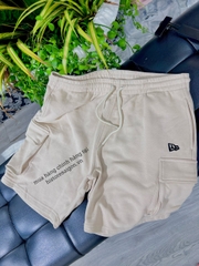 965 -  Quần New Era Cargo Pants Flag Logo - Hộp - Beige [HÀNG CHÍNH HÃNG]
