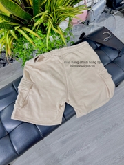 965 -  Quần New Era Cargo Pants Flag Logo - Hộp - Beige [HÀNG CHÍNH HÃNG]