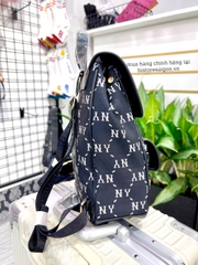 934 -  Balo MLB Jacquard Diamond Monogram NY SS24 - Đen - Code 7ABKMD74N 50BKS [HÀNG CHÍNH HÃNG]