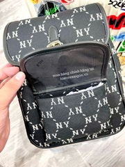 934 -  Balo MLB Jacquard Diamond Monogram NY SS24 - Đen - Code 7ABKMD74N 50BKS [HÀNG CHÍNH HÃNG]
