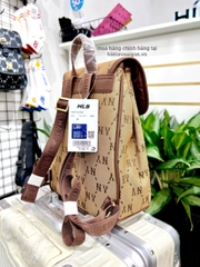 935 -  Balo MLB Jacquard Diamond Monogram NY SS24 - Beige - Code 7ABKMD74N 50BGS [HÀNG CHÍNH HÃNG]