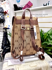 935 -  Balo MLB Jacquard Diamond Monogram NY SS24 - Beige - Code 7ABKMD74N 50BGS [HÀNG CHÍNH HÃNG]